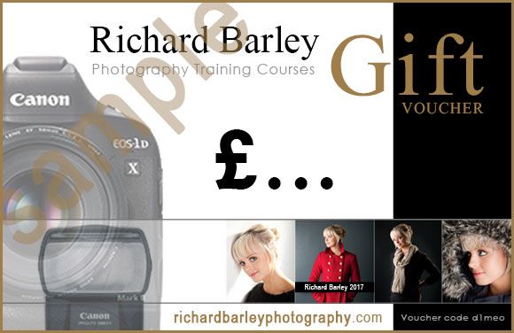 photography training course gift voucher sample