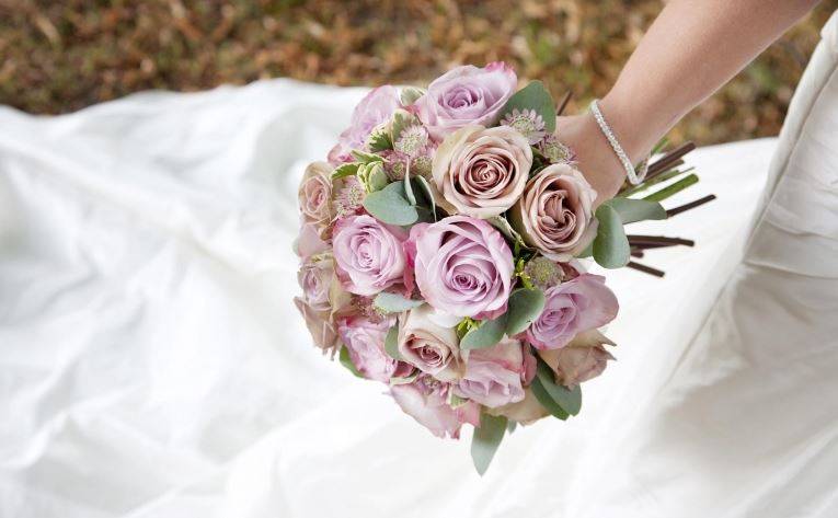 wedding bouquet in Worcestershire