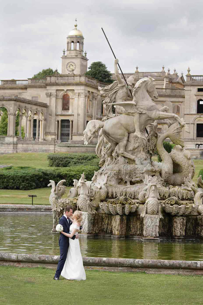 Witley court bridal shoot by Worcester